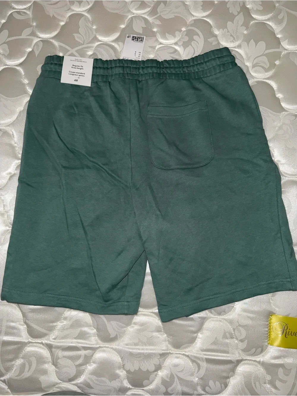 H&M Sage Green Athletic Drawstring Shorts